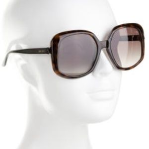 JIMMY CHOO Oversize Tinted Sunglasses